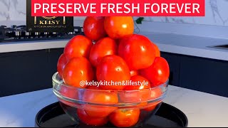 Your fresh tomatoes will remain strong and fresh if you preserve it with this hack [upl. by Corny]