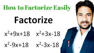 Factorize algebraic expressions  Factorize class 8  algebraic expressions class 9  Factorize [upl. by Chelsy311]