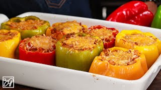 Elevate your Dinner Game with These Irresistible Stuffed Bell Peppers [upl. by Etana]