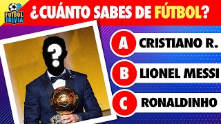 ¿Cuánto sabes de Fútbol ⚽️ Nivel Difícil 🤯 Fútbol Trivia [upl. by Gehman]