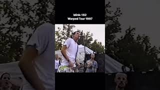 Blink 182 at Warped Tour 1997 blink182 blink shorts youtube music song warpedtour reels [upl. by Lav]