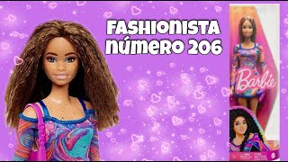 BARBIE FASHIONISTA Nº 206  UNBOXING amp REVIEW🎁 [upl. by Clarissa353]