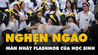 Màn nhảy flashmob và khoảnh khắc nghẹn ngào của học sinh Trường Lê Hồng Phong [upl. by Haelhsa199]