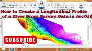 How to Create a Longitudinal Profile of a River From Survey Data in ArcGIShydraulicengineering8463 [upl. by Anitsenre479]