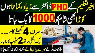 Me uneducated Ho kar PHD se Zeida Kama Raha Hun  BusinessIdeas 2024  Small Products Business ideas [upl. by Niltak712]