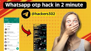 whtsapp otp hack in 2025  whtsapp otp hack any mobile  whtsapp chat hack in 2025 [upl. by Eelyrehc]