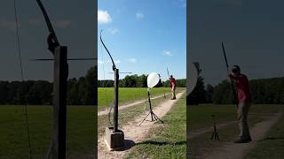 Archery and red Ryder trick shots archery sports skills outdoors trickshots trick [upl. by Oihsoy611]