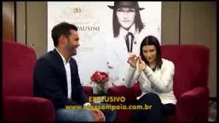 Exclusivo Entrevista com Laura Pausini na íntegra [upl. by Bores]