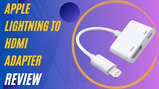 Apple Lightning to HDMI Adapter Connect and Enjoy in Full HD [upl. by Naima]