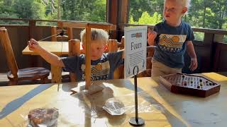 Quick Breakfast at the Mt Lemmon Lodge [upl. by Aivul]