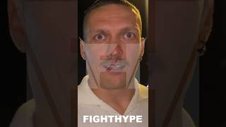 USYK IMMEDIATE REACTION TO TYSON FURY BARELY BEATING FRANCIS NGANNOU AFTER GETTING DROPPED [upl. by Marga]