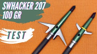 SWHACKER 207 2quot 100 gr Broadhead Test [upl. by Tammara]