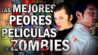 LAS MEJORES Y PEORES PELICULAS DE ZOMBIES  TIER LIST [upl. by Nohtiek96]