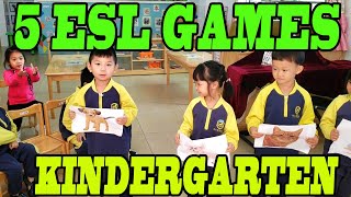 5 ESL Games KINDERGARTEN [upl. by Swords]