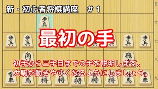 【初心者将棋講座】最初の手 [upl. by Snah]