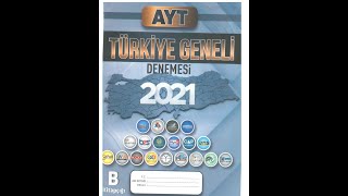 İŞLER TÜRKİYE GENELİ AYT DENEMESİ GEOMETRİ ÇÖZÜMÜ [upl. by Nonnahsal812]