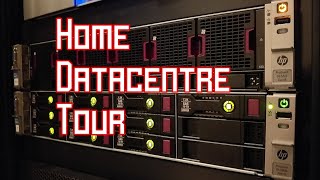 Home Datacentre  Tour of home server room with HP ESXi vSAN cluster [upl. by Ravid]