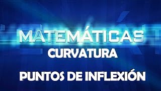 CONCAVIDAD y CONVEXIDAD Puntos de inflexión Curvatura [upl. by Ruhtracam]