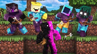 Minecraft PRO Speedrunner VS 4 NOOB But OP Hunters [upl. by Edak]