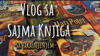 Vlog sa Sajma Knjiga 📚📖 Sa malim zakašnjenjem booklover [upl. by Zwart]