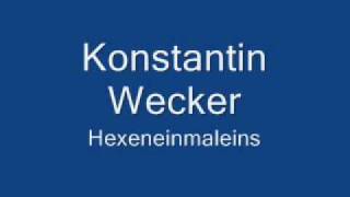 Konstantin Wecker Hexeneinmaleins [upl. by Am]