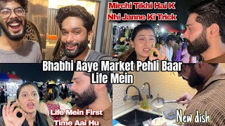 LIfe Mein First Time Aaye Bhabhi Market😂Abresh ne banaya New Recipe  AALTU FALTU [upl. by Aiem]