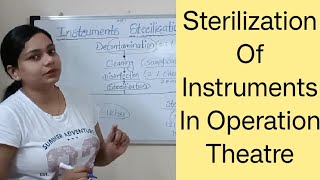 Sterilization of Instruments In Operation Theatre [upl. by Publius]