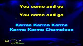 Boy George Karma Chameleon  Karaoke [upl. by Neelrahc257]