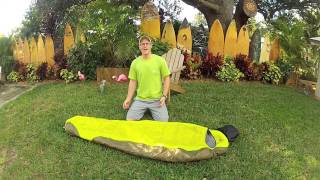 HikingCamping 101 How to Pack a Sleeping Bag [upl. by Noramac]