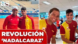 NADAL y ALCARAZ desatan la locura nace ‘NADALCARAZ’  JUEGOS OLÍMPICOS 2024  TENIS [upl. by Qidas124]