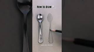 How to draw spoon 3dart apsara ajighanta song trendingshorts 1mviewshorts [upl. by Adnawat40]