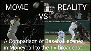 Moneyball Scenes Compared to TV Broadcast [upl. by Mackenzie939]