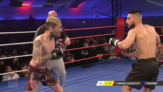 FIGHT NIGHT DER SOCIAL MEDIA STARS Engelsgesicht vs Rambo  FULL FIGHT [upl. by Naawaj]