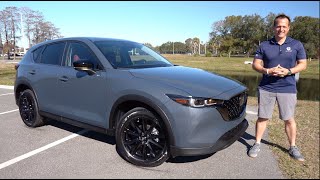 Is the NEW 2022 Mazda CX5 Carbon Edition a better SUV than a Honda CRV [upl. by Yatnohs]