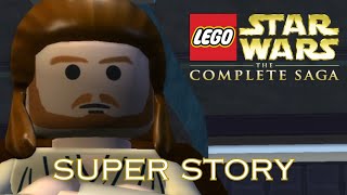 LEGO Star Wars The Complete Saga Phantom Menace Super Story [upl. by Aikemot]