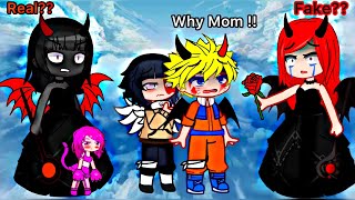 Who is the Real Angel  Gacha meme  Naruto [upl. by Yram]