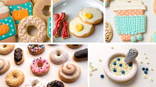 Adorable Decorated Cookies For Breakfast Relaxing Cookie Decorating Compilation [upl. by Skurnik]