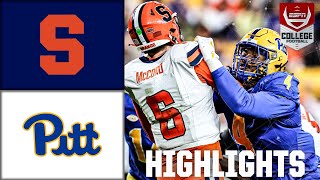 Syracuse Orange vs Pittsburgh Panthers  Full Game Highlights  ESPN College Football [upl. by Furie]