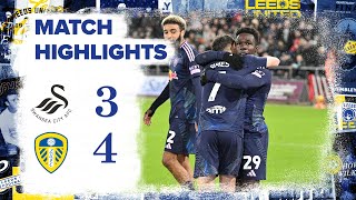 Highlights  Swansea City 34 Leeds United  GNONTO INJURYTIME WINNER IN SEVEN GOAL THRILLER [upl. by Alina]