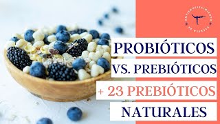 Diferencia entre probióticos y prebióticos  23 Alimentos con PREBIÓTICOS [upl. by Dagney]