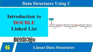 Lecture 46 – Introduction to Double Linked List മലയാളത്തിൽ – Data Structures [upl. by Repard]