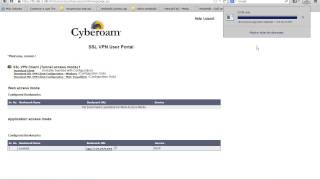 config VPN SSL Cyberoam 2 [upl. by Williams857]