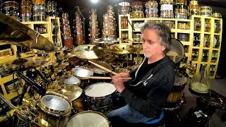 Todd Sucherman Stewart Copeland inspired solo improvisation from a live stream documentary 2021 [upl. by Trebleda]