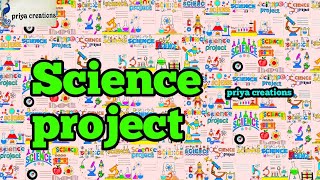 science project  science border design for project  front page decoration for science notebook [upl. by Hall919]