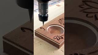 VCARVE Pocket for Maple Inlay  CNC CNCMachine [upl. by Nytsyrk]