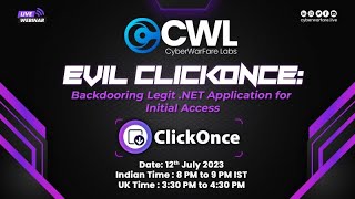 Evil ClickOnce Backdooring Legit NET Application for Initial Access [upl. by Cohleen]