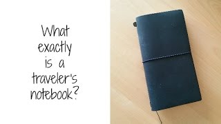 What exactly is a travelers notebook [upl. by Irby]