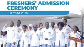 MUST Freshers Admission Ceremony at Mbarara University of Science amp Technology Picth  Town Campus [upl. by Haslett]