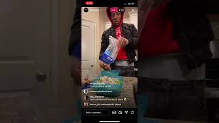 YNE Sosa iG Live From the kitchen pt 2 [upl. by Aeiram]