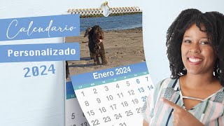 Calendario 2024 Almanaque editable para imprimir  personaliza tu calendario [upl. by Melville100]